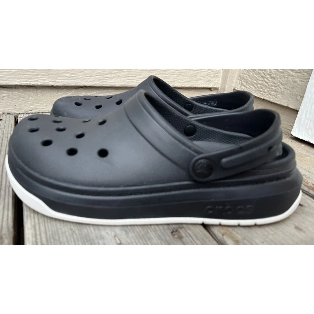 Crocs Crocband Full Force Unisex Men’s 7 Women’s 9 Clogs - Black